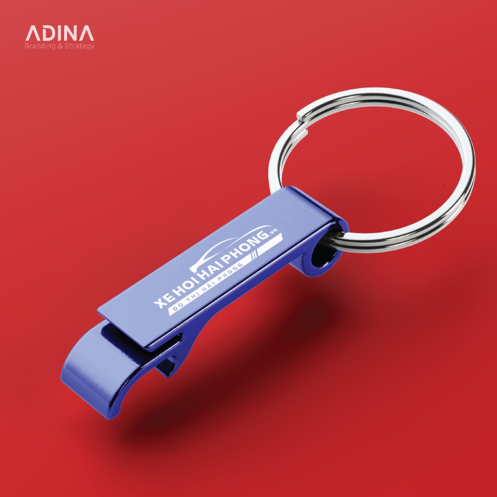 Mockup chìa khóa có logo gara ô tô Xe hơi Hải Phòng