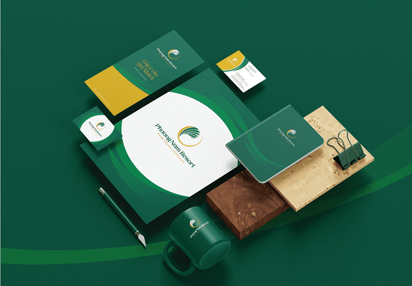 Cần đồng nhất về màu sắc, font chữ với brochure khách sạn