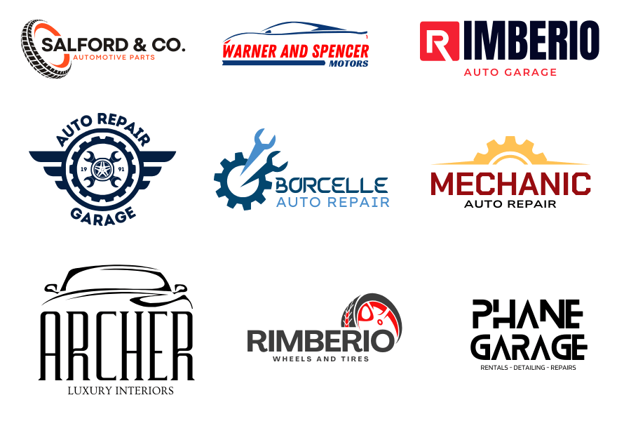 Tổng hợp 30+ logo gara ô tô cực đẹp, siêu chất