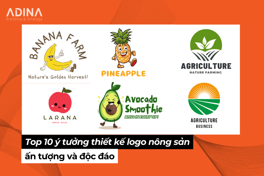 Top 10+ ý tưởng thiết kế logo nông sản ấn tượng, độc đáo