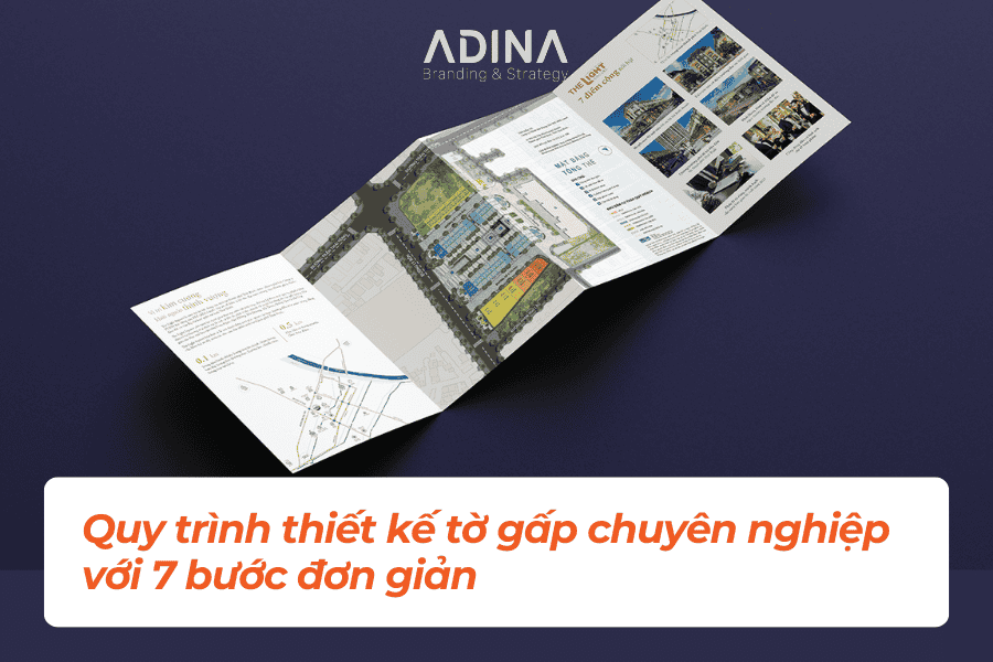 Quy trình thiết kế tờ gấp với 7 bước đơn giản