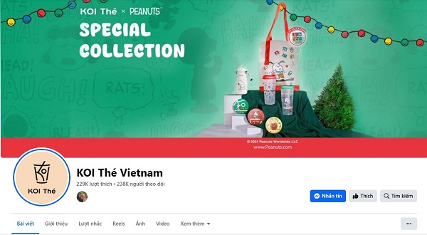 Ấn phẩm truyền thông của KOI Thé
