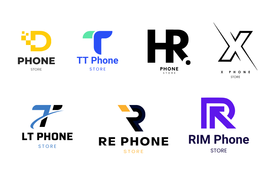 mẫu logo cửa hàng điện thoại