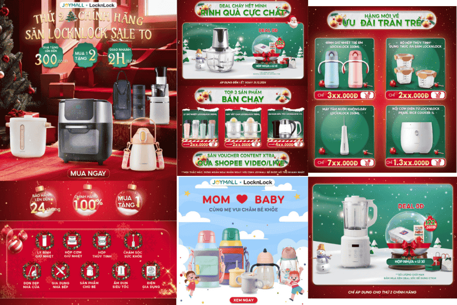 Thiết kế banner Shopee của Joymall