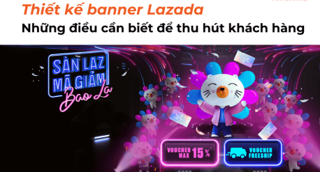 thiết kế banner lazada