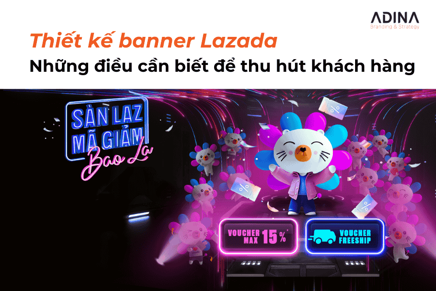 thiết kế banner lazada