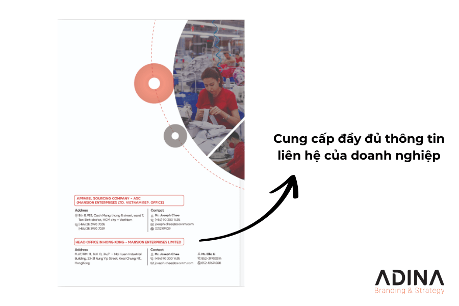 Sai lầm phổ biến khi làm hồ sơ năng lực công ty may mặc