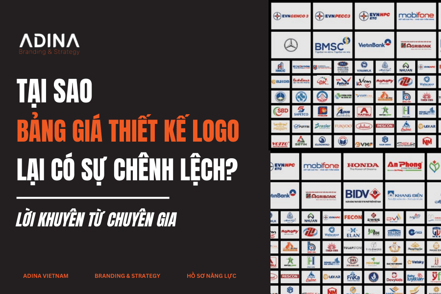 Tại sao bảng giá thiết kế logo lại chênh lệch? Lời khuyên từ chuyên gia