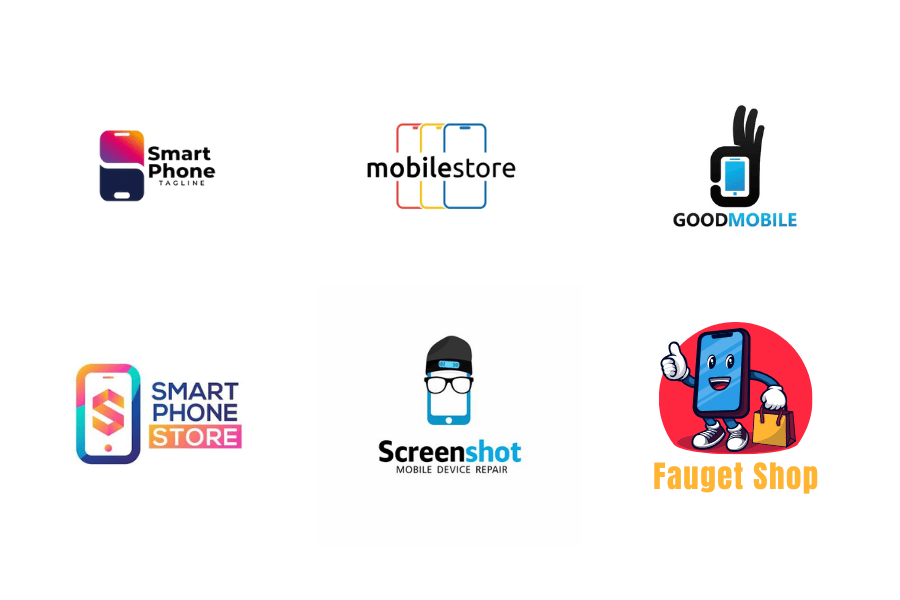 mẫu logo cửa hàng điện thoại