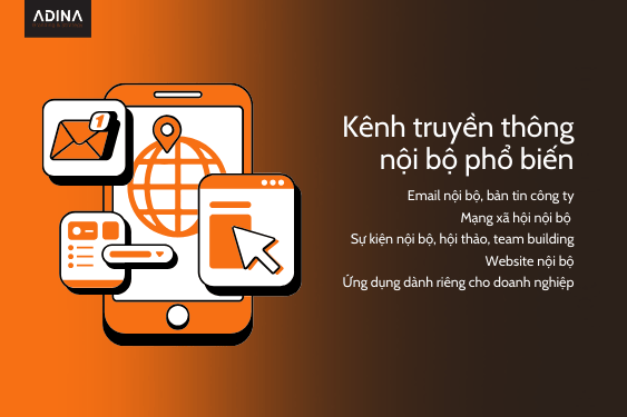 Kênh truyền thông nội bộ phổ biến