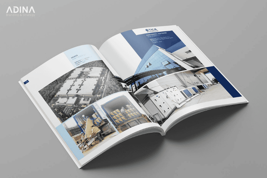 ADINA - đơn vị thiết kế catalogue chuyên nghiệp