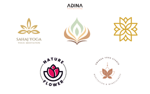 Thiết kế logo hoa sen sáng tạo