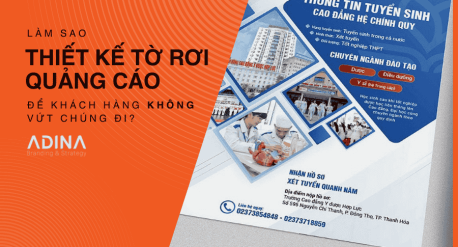 Làm sao thiết kế tờ rơi quảng cáo hiệu quả để khách hàng không vứt chúng đi
