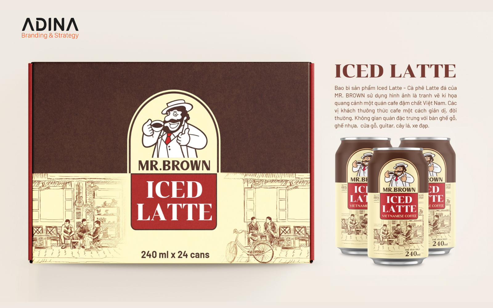 Bao bì sản phẩm của MR.BROWN