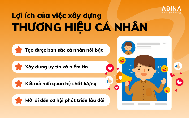 Lợi ích của việc xây dựng thương hiệu cá nhân