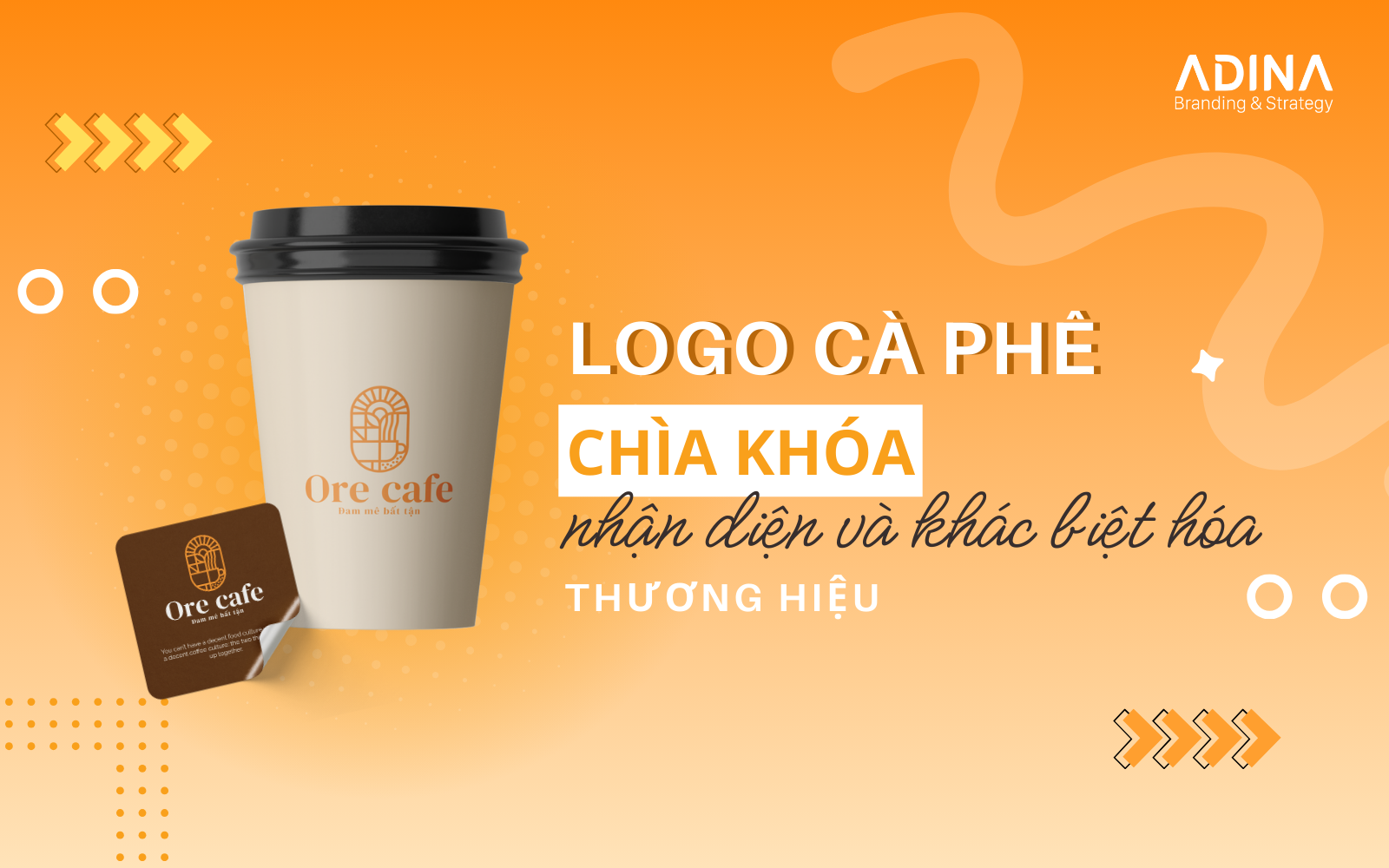 Logo cà phê – Chìa khóa nhận diện và khác biệt hóa thương hiệu 2025