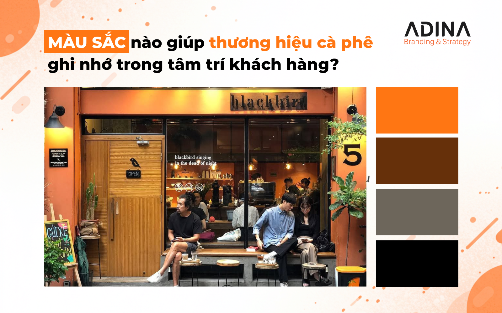 Màu sắc nào giúp thương hiệu cà phê ghi nhớ trong tâm trí khách hàng?