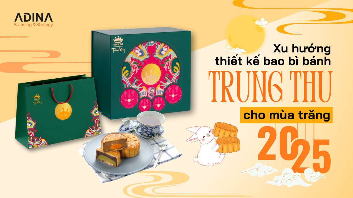 Xu hướng thiết kế bao bì bánh Trung thu cho mùa trăng 2025