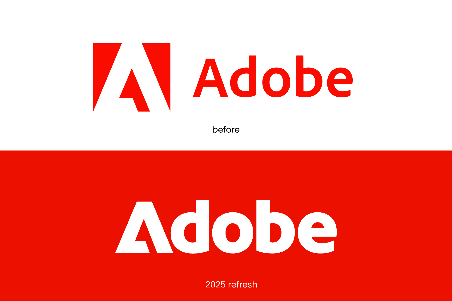 Adobe tái định vị thương hiệu với logo mới.