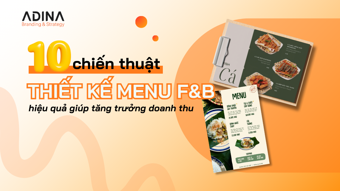 10 chiến thuật thiết kế menu F&B