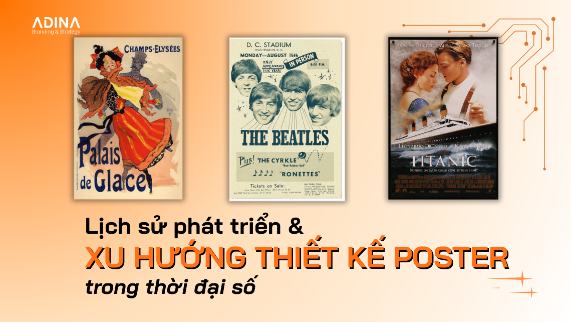 Lịch sử phát triển & xu hướng thiết kế poster chuyên nghiệp trong thời đại số