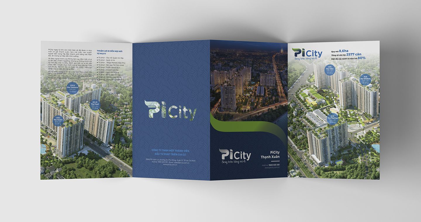 Thiết kế brochure chuyên nghiệp, doanh nghiệp có thể truyền tải thông tin về sản phẩm, dịch vụ một cách trực quan, hệ thống.
