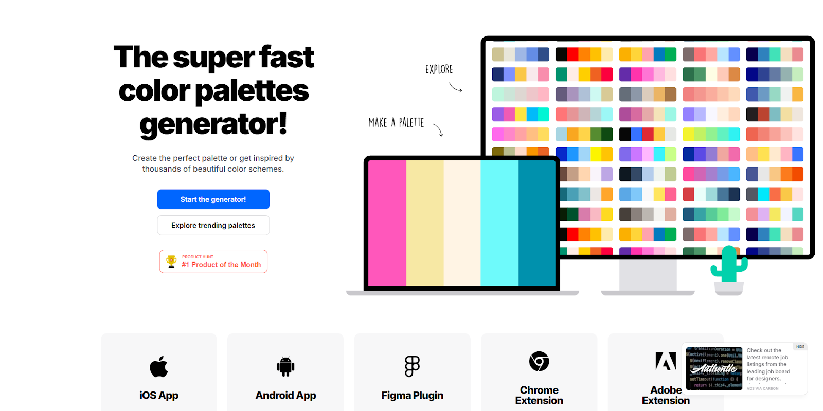 Coolors - Website phối màu đẹp cho designer nhanh chóng, trực quan