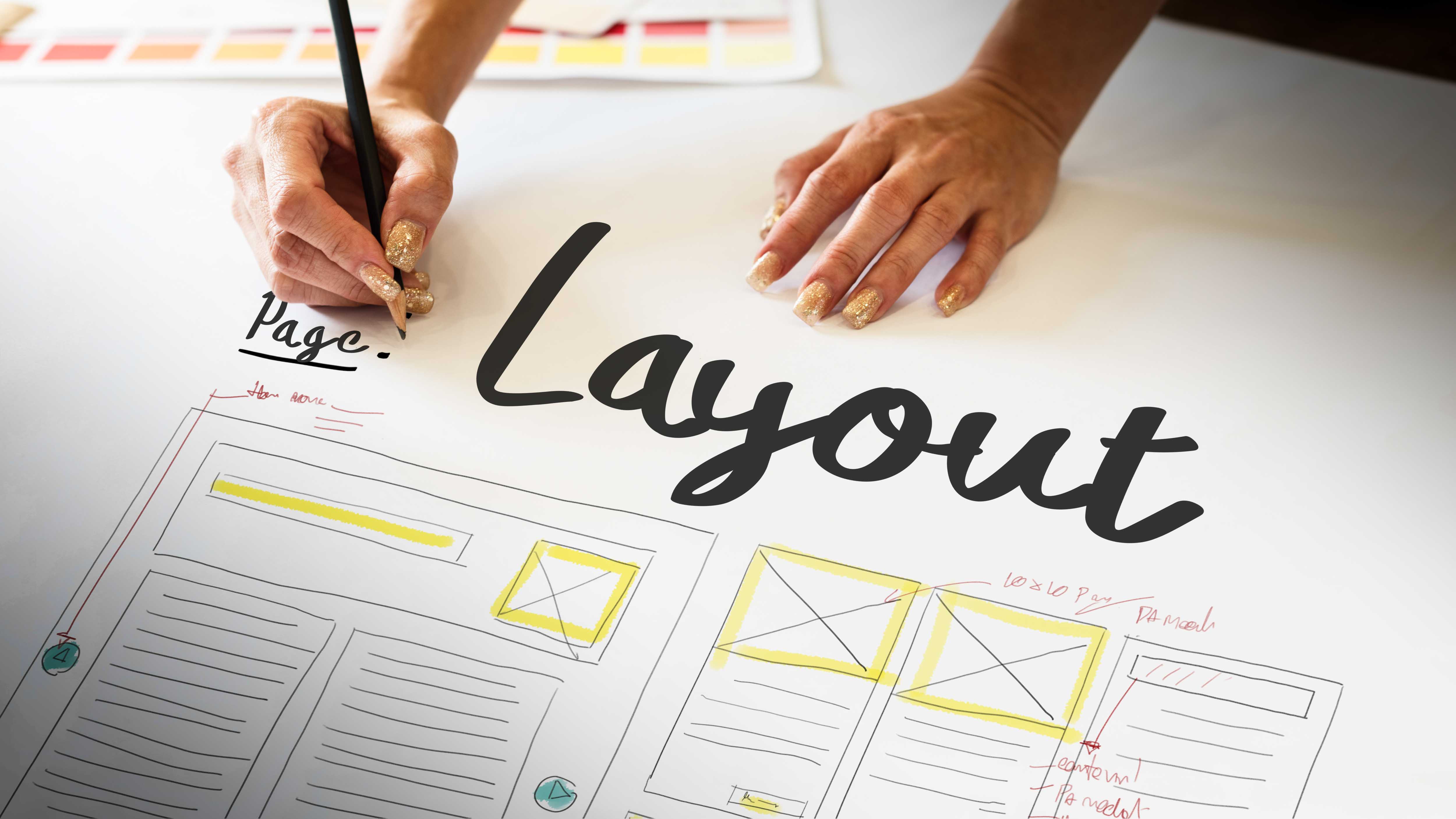 Bố cục trong thiết kế đồ họa (Layout Design) là nghệ thuật sắp xếp các yếu tố như hình ảnh, chữ, màu sắc và hình khối.