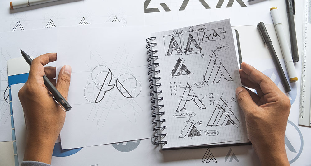 các bước thiết kế logo chuyên nghiệp - phác thảo ý tưởng.