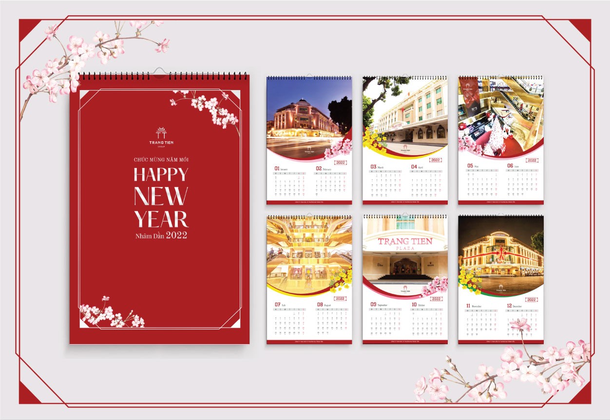 Xu hướng thiết kế lịch Tết 2026