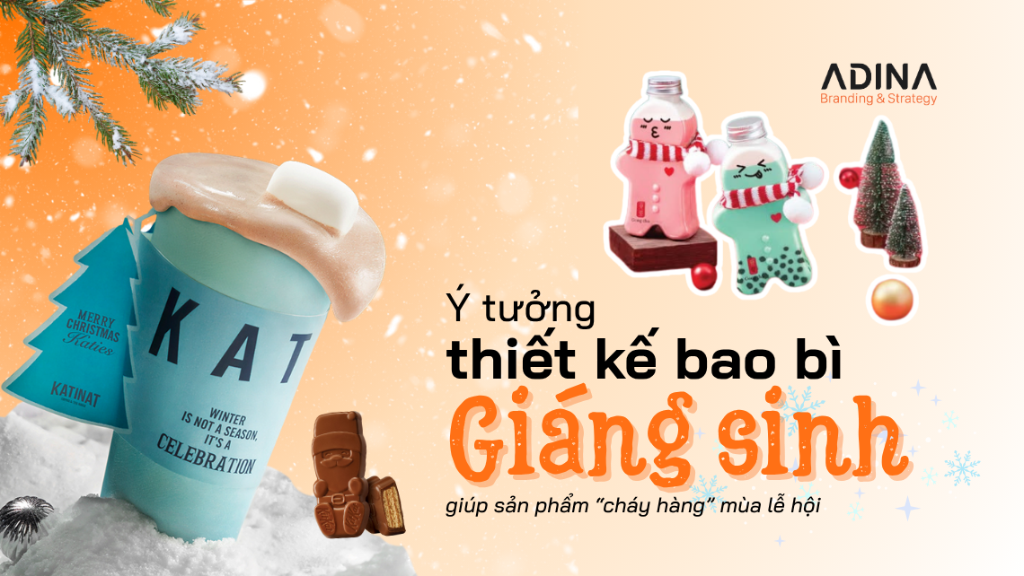 Ý tưởng thiết kế bao bì Giáng Sinh giúp sản phẩm “cháy hàng” mùa lễ hội 2025