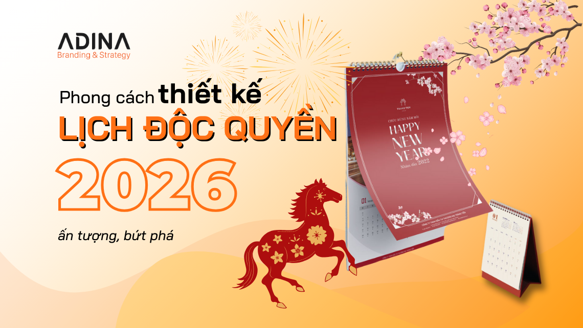 5 Phong cách thiết kế lịch độc quyền 2026 ấn tượng, bứt phá