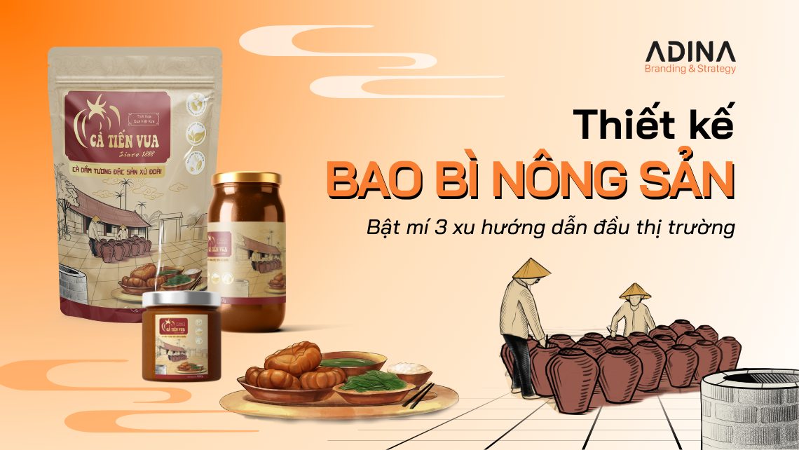 Thiết kế bao bì nông sản 2026: Bật mí 3 xu hướng dẫn đầu thị trường