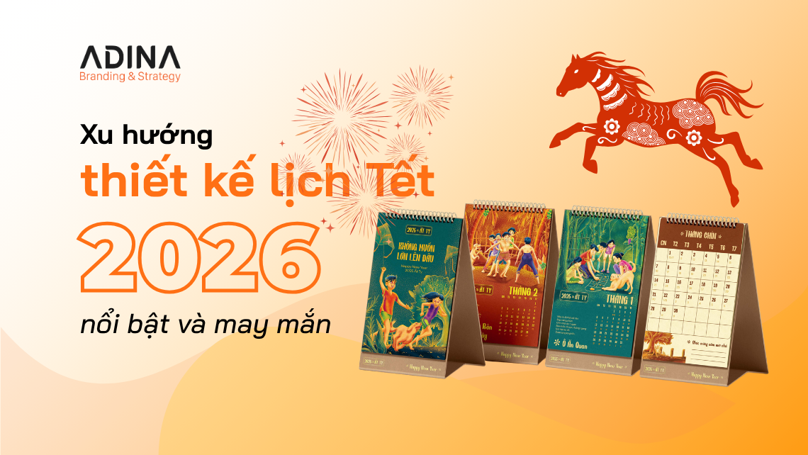 Xu hướng thiết kế lịch Tết 2026 nổi bật, may mắn