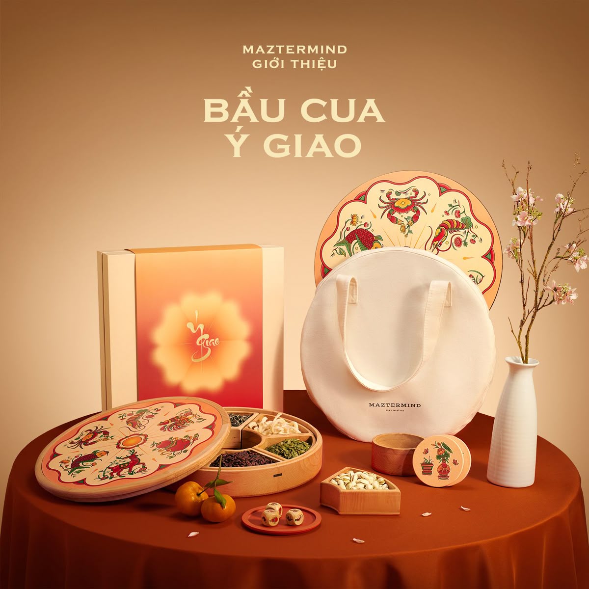 Chất liệu văn hoá trong thiết kế bao bì Tết: Trò chơi dân gian.